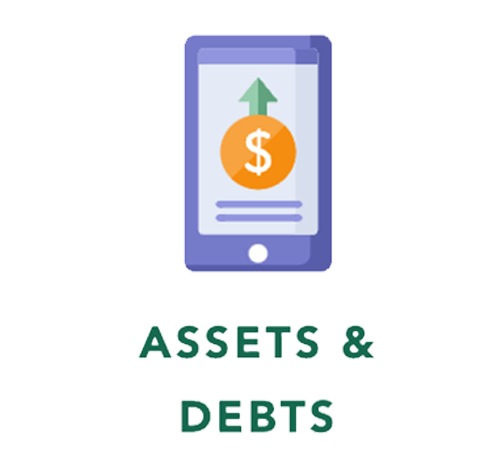 Assets and debts calculator