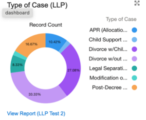 LLP case types through 3 months