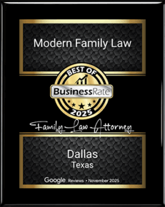 Best Family Lawyers Dallas award