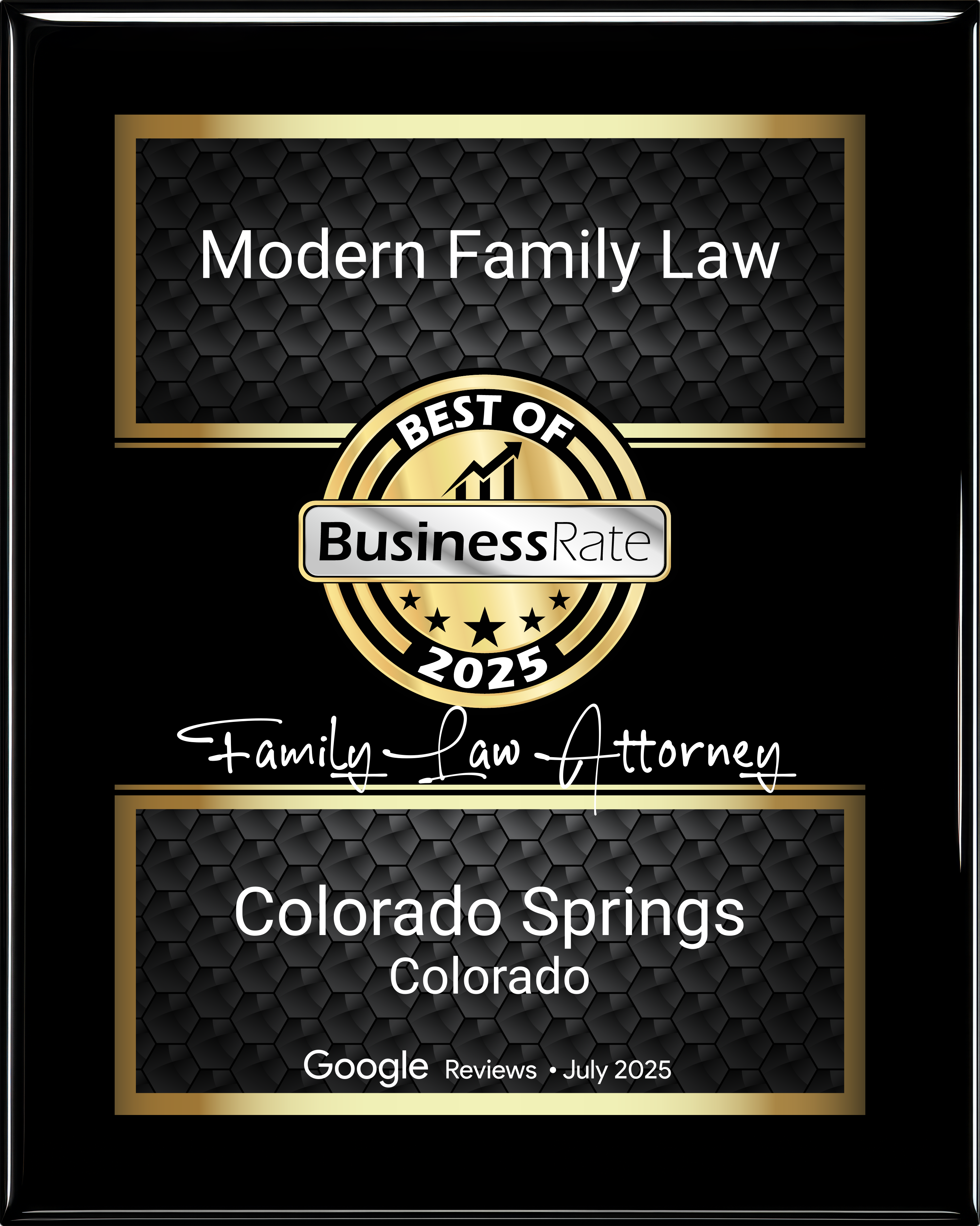 best family lawyers Colorado Springs award